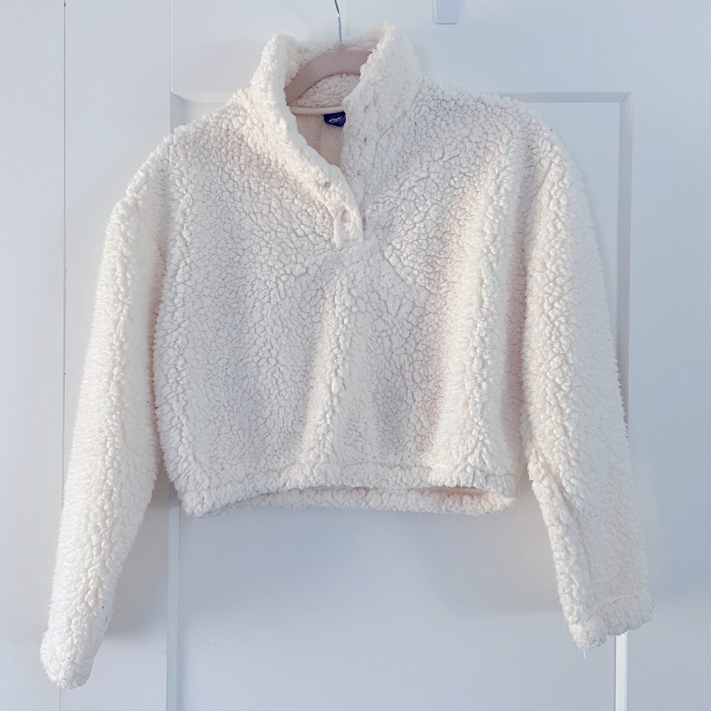 PacSun Cream Fleece Sweatshirt - Picture 4 of 12